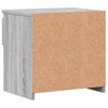 vidaXL Nachttische 2 Stk. Grau Sonoma 40x30x39 cm Holzwerkstoff