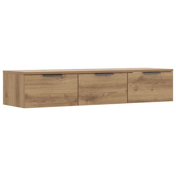 vidaXL Wandschrank Artisan-Eiche 102x30x20 cm Holzwerkstoff