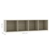 vidaXL Bücherregal/TV-Schrank Sonoma-Eiche 143×30×36 cm