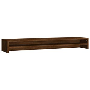 vidaXL Monitorst&auml;nder Braun Eichen-Optik 100x24x13 cm Holzwerkstoff