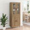 vidaXL Highboard Artisan-Eiche 69,5 x 34 x 90 cm Holzwerkstoff