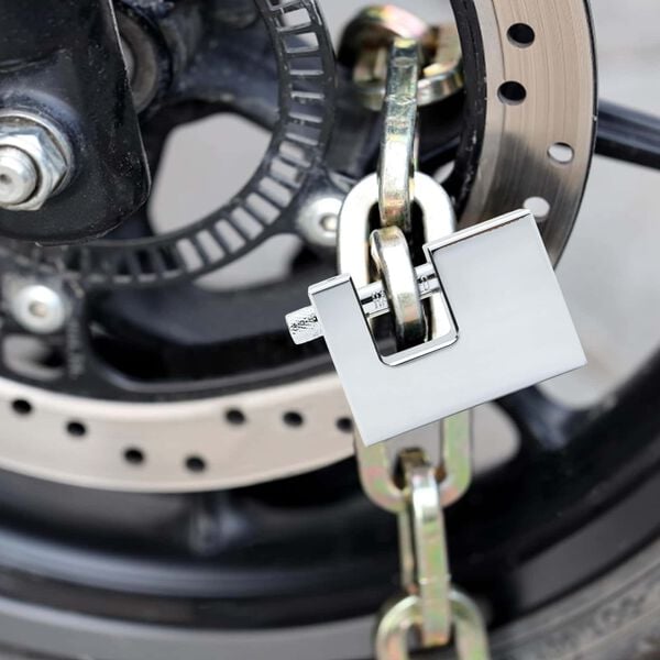 vidaXL Vorh&auml;ngeschloss 2 pcs Silber 6 x 2 x 4,5 cm Eisen