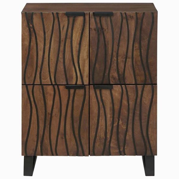 vidaXL Medienlagerungsschr&auml;nke & Regale Braun 60 x 33.5 x 75 cm