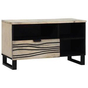 vidaXL TV-Einheiten 80 x 33 x 46 cm Wei&szlig; Holzwerkstoff