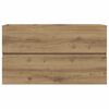 vidaXL Bad-H&auml;ngeschrank Artisan-Eiche 80x38,5x45 cm Holzwerkstoff