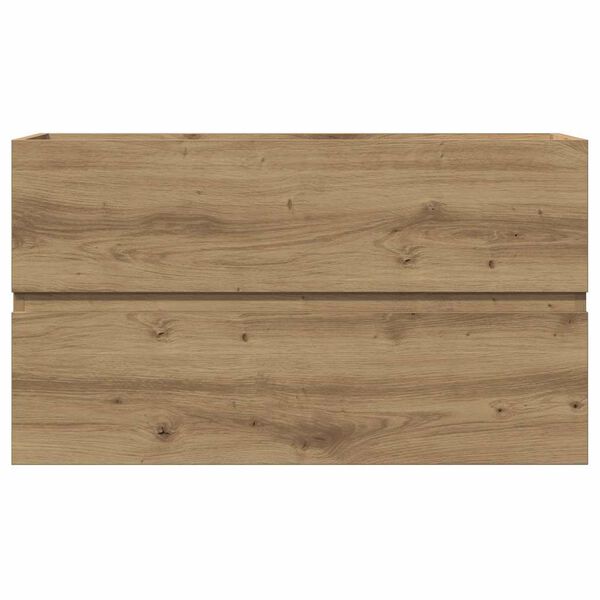 vidaXL Bad-H&auml;ngeschrank Artisan-Eiche 80x38,5x45 cm Holzwerkstoff