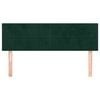 vidaXL Kopfteile 2 Stk. Dunkelgrün 72x5x78/88 cm Samt