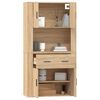 vidaXL Highboard Sonoma-Eiche Holzwerkstoff