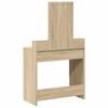 vidaXL Schminktisch mit Speicher Braun 79 x 41 x 140 cm Holzwerkstoff