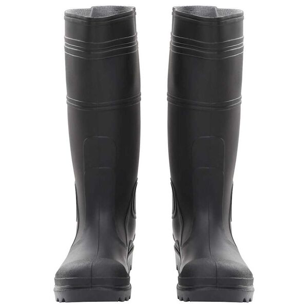 vidaXL Gummistiefel Schwarz Gr&ouml;&szlig;e 38 PVC