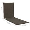 vidaXL Liegestuhl-Auflage Anthrazit 180&times;55&times;3 cm
