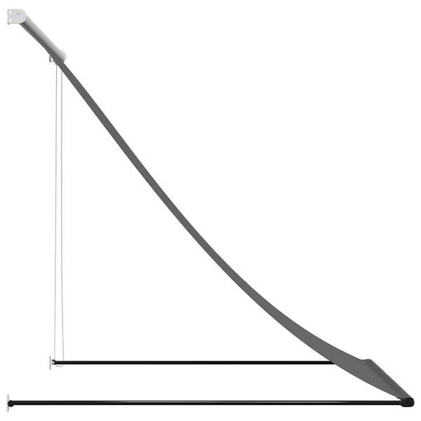 vidaXL Markise Einziehbar Anthrazit 100x150 cm Stoff und Stahl