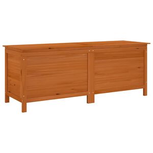 vidaXL Gartentruhe Braun 150x50x56,5 cm Massivholz Tanne