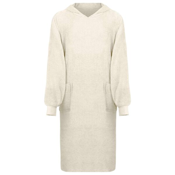 vidaXL Decken-Hoodie KINN Creme XL Baumwolle