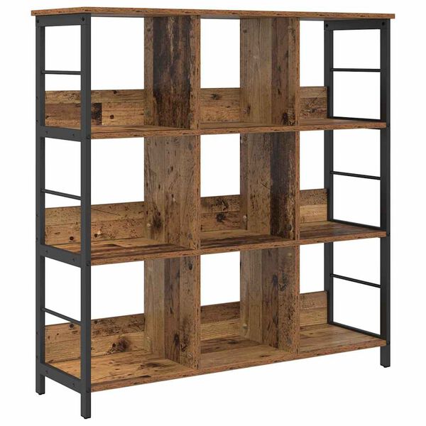 vidaXL B&uuml;cherregal Altholz 102 x 32 x 104,5 cm Holzwerkstoff