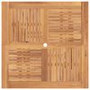 vidaXL Gartentisch Klappbar 110x110x75 cm Massivholz Teak