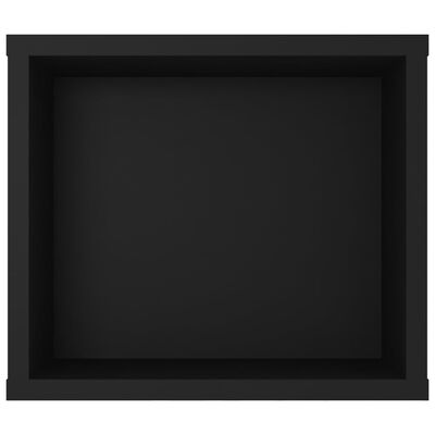 vidaXL TV-Hängeschrank Schwarz 100x30x26,5 cm Spanplatte