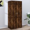 vidaXL Kleiderschrank Räuchereiche 80x52x180 cm Holzwerkstoff