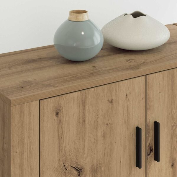 vidaXL Wand-TV-Schrank Set 2 pcs Artisan-Eiche 80 x 34,5 x 40 cm