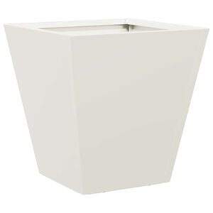 vidaXL Pflanzk&uuml;bel Wei&szlig; 30x30x30 Stahl