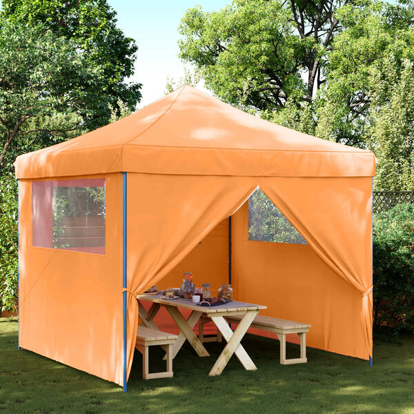 vidaXL Party-Zelt Orange 292 x 292 x 315 cm Oxford-Stoff