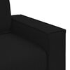 vidaXL 3-Sitzer-Sofa Schwarz 220x78x84 cm Stoff
