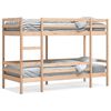 vidaXL Etagenbett 80x200 cm Massivholz Kiefer