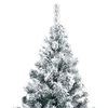 vidaXL Künstlicher Weihnachtsbaum mit 300 LEDs mit Ständer Grün 180 cm