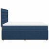 vidaXL Boxspringbett mit Matratze Blau 140x200 cm Stoff