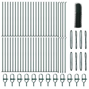 vidaXL Zaunpfosten Gr&uuml;n