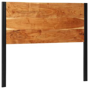 vidaXL Kopfteil 120 cm Massivholz Akazie und Eisen