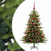 vidaXL K&uuml;nstlicher Weihnachtsbaum mit Kugel 150 cm 150 LEDs