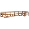 vidaXL Outdoor-Sofagarnitur 7 pcs Natur Massivholz Akazie
