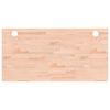 vidaXL Schreibtischplatte 110x55x2,5 cm Massivholz Buche
