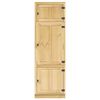 vidaXL Schrank SKI Honigbraun 60 x 32 x 40 cm Massives Kiefernholz