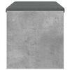 vidaXL Flurbank mit Kissen Beton Grau 83 x 38 x 40 cm
