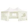vidaXL Garten Zeltover 6 x 4,5 x 3 m Creme Stoff