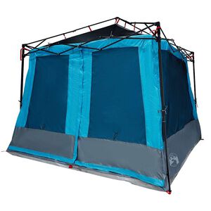 vidaXL Innenzelt 6 Personen Blau Taft