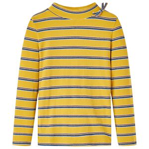 Kinder-Langarmshirt Ocker 140