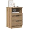 vidaXL Nachttisch Artisan-Eiche 40x36x65 cm Holzwerkstoff