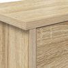 vidaXL Wandmontierter nachttisch mit T&uuml;r Sonoma-Eiche 50 x 20 x 30 cm