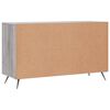 vidaXL Sideboard Grau Sonoma 100x36x60 cm Holzwerkstoff