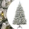 vidaXL K&uuml;nstlicher Weihnachtsbaum 270 cm 300 LEDs Warmes Wei&szlig;