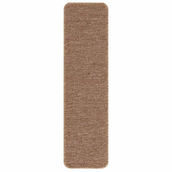 vidaXL Rutschfeste Treppenmatten 15 pcs Gelb 75 x 20 cm PP