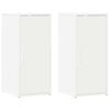 vidaXL Schuhschr&auml;nke 2 Stk. Wei&szlig; 32x35x70 cm Holzwerkstoff