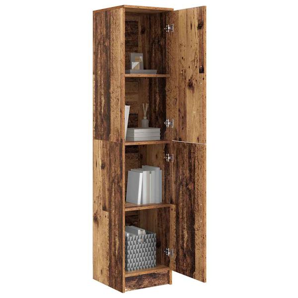vidaXL Highboard Altholz 35 x 39 x 168 cm Holzwerkstoff