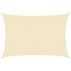 vidaXL Sonnensegel 160 g/m&sup2; Creme 3x4,5 m HDPE