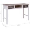 vidaXL Schreibtisch Braun 110 × 45 × 76 cm Holz