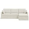 vidaXL Sofa Creme Gesamtabmessungen: 228 x 134 x 80 cm (B x T x H)