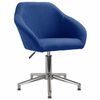 vidaXL B&uuml;rostuhl Drehbar Blau Stoff